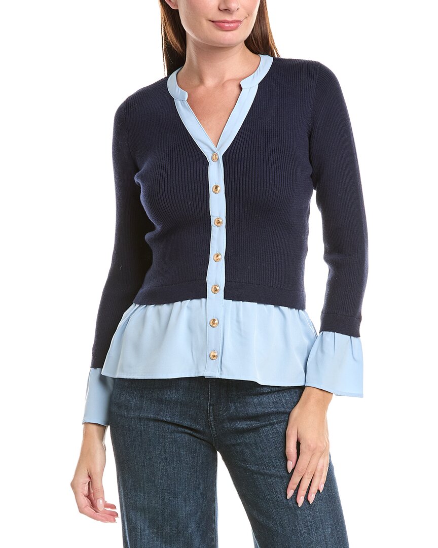 Nanette Nanette Lepore Nanette Nanette Lepore Knit Button Top