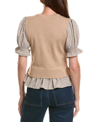 Nanette Nanette Lepore Nanette Nanette Lepore Mixed Media Top