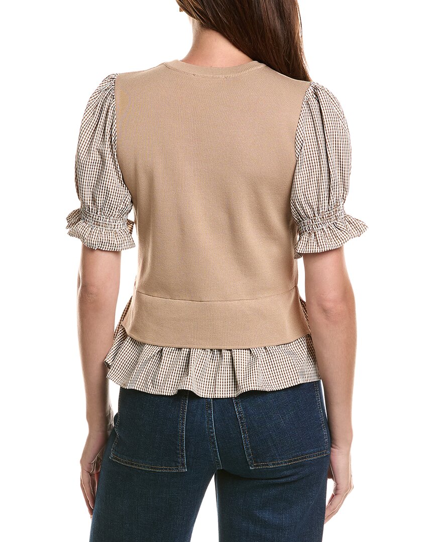 Nanette Nanette Lepore Nanette Nanette Lepore Mixed Media Top