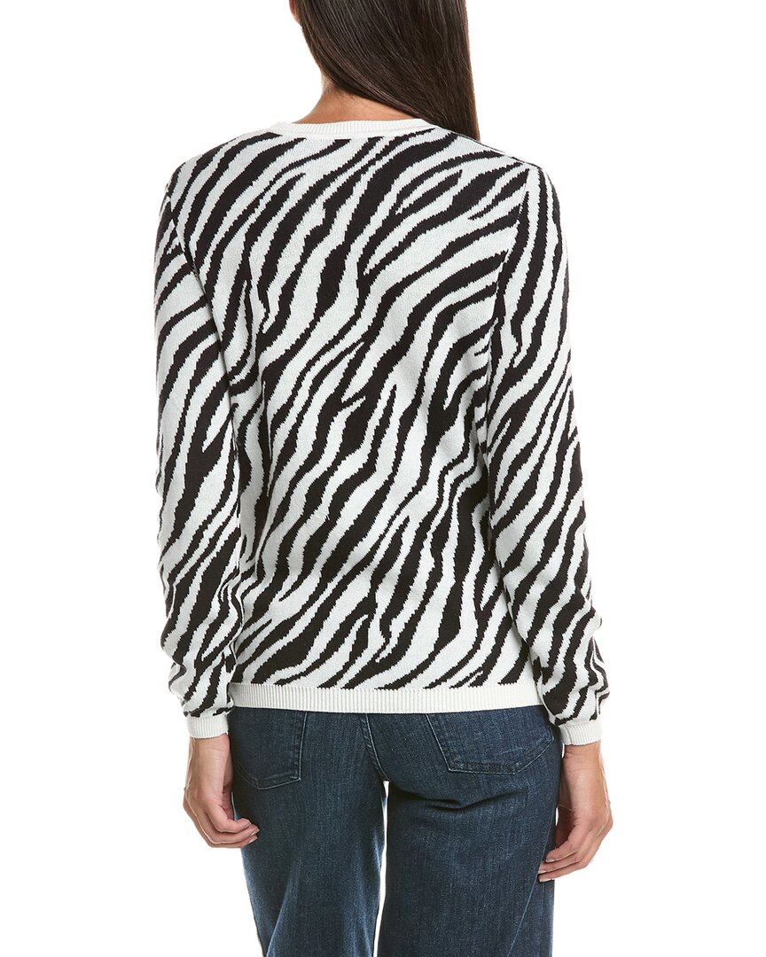 Hannah Rose Hannah Rose Cashmere-Blend Leopard Sweater