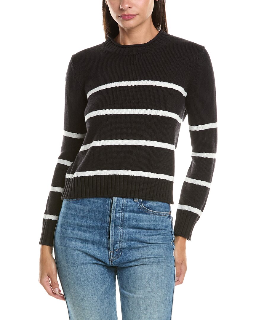 Hannah Rose Hannah Rose Cashmere-Blend Chunky Striped Sweater