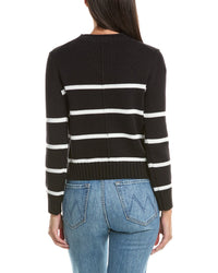 Hannah Rose Hannah Rose Cashmere-Blend Chunky Striped Sweater