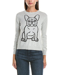 Hannah Rose Hannah Rose Frenchie Cashmere-Blend Sweater