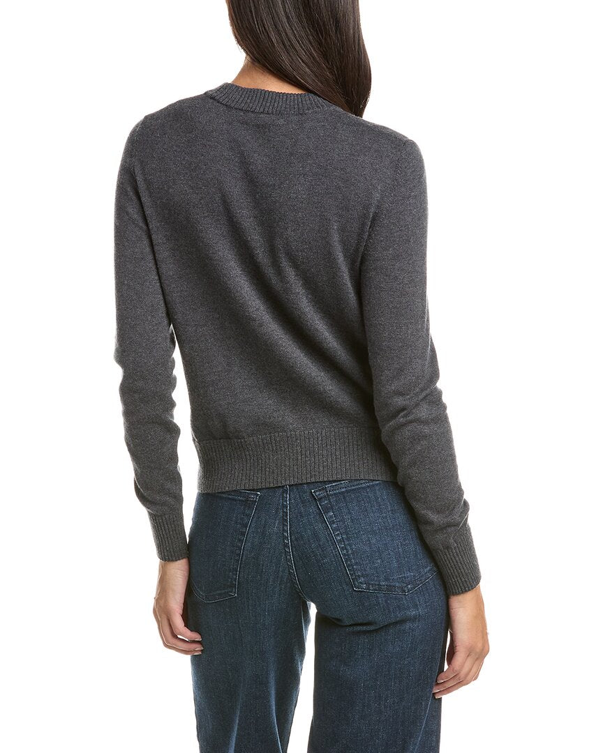 Hannah Rose Hannah Rose Cashmere-Blend Bronco Sweater