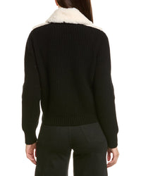 Hannah Rose Merino Wool Sherpa & Shaker Jacket