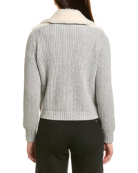 Hannah Rose Merino Wool Sherpa & Shaker Jacket