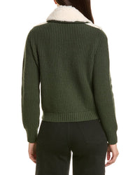 Hannah Rose Merino Wool Sherpa & Shaker Jacket