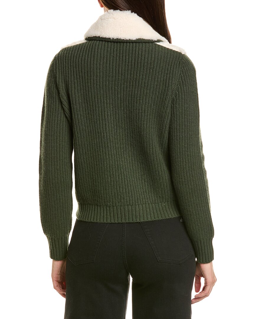 Hannah Rose Merino Wool Sherpa & Shaker Jacket