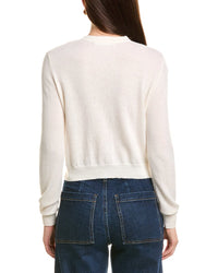 Hannah Rose Cashmere Gold Button Cardigan