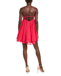 Susana Monaco Voile String V Mini Dress