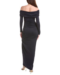 susana monaco Susana Monaco One Arm Off Shoulder Dress