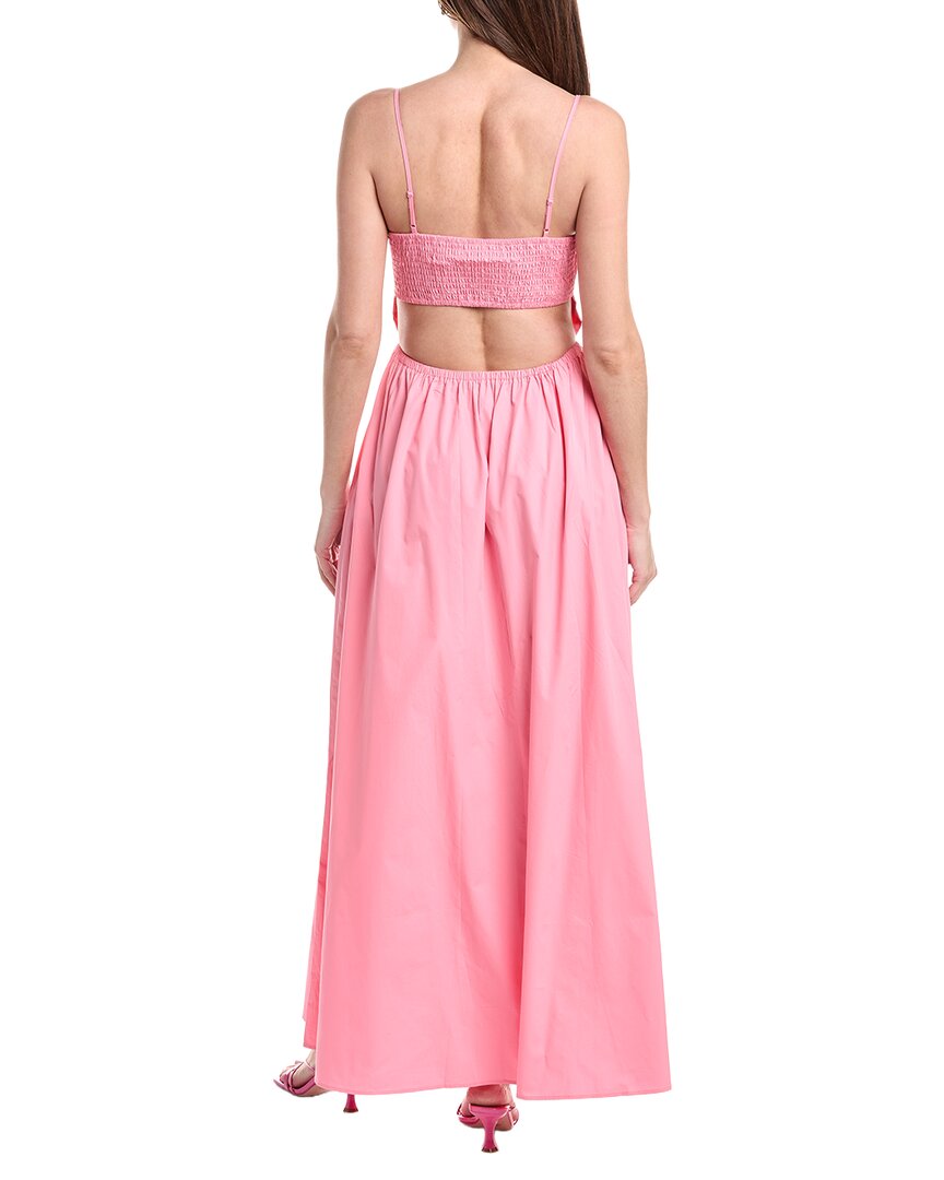 Susana Monaco Poplin Open Back Maxi Dress