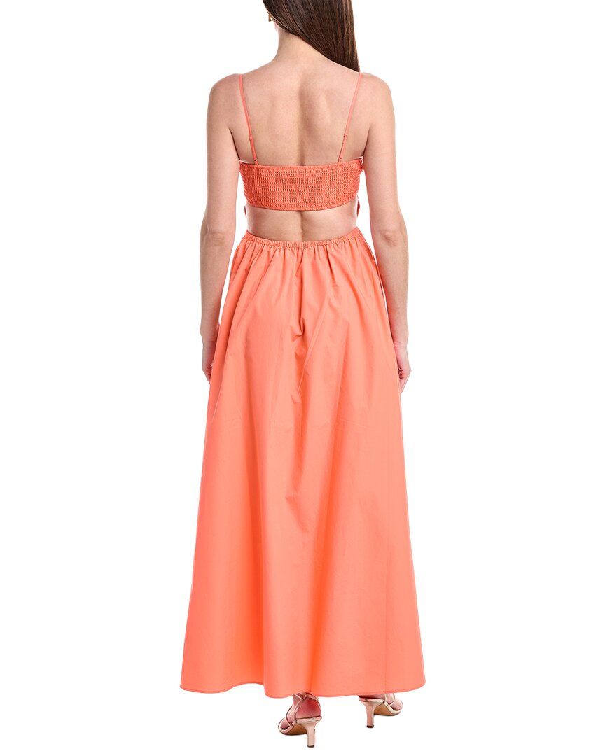 Susana Monaco Poplin Open Back Maxi Dress
