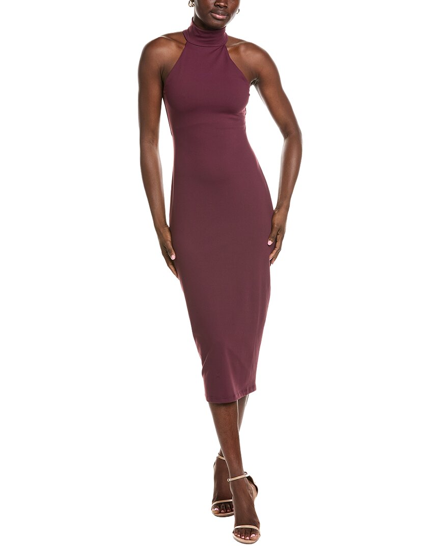 Susana Monaco Mock Neck Midi Dress
