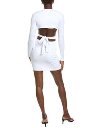 susana monaco Susana Monaco Tie Mini Dress