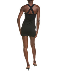 susana monaco Susana Monaco Deep V Circle Wire X Back Dress
