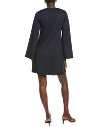 susana monaco Susana Monaco Bell Keyhole Tie Dress