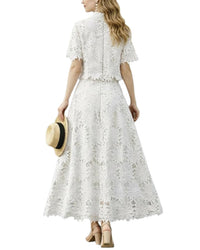 TEODORA Teodora 2Pc Shirt & Skirt Set