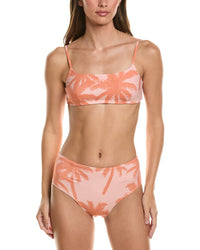 Manebí Manebi 2Pc Ribbed Bralette Bikini Set