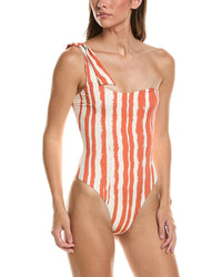 Manebí Manebi Tie-Up One-Shoulder One-Piece