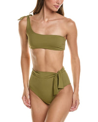 Manebí Manebi 2Pc Tie-Up One-Shoulder Bikini Set