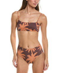 Manebí Manebi 2Pc Ribbed Bralette Bikini Set