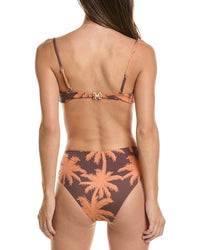 Manebí Manebi 2Pc Ribbed Bralette Bikini Set