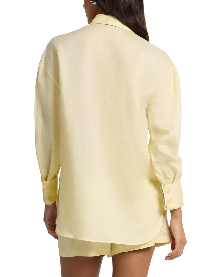 Onia Onia Air Linen-Blend Boyfriend Shirt
