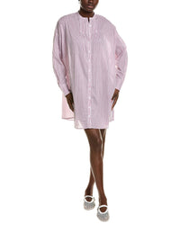 Emerson Fry Emerson Fry Mandarin Collar Shirtdress