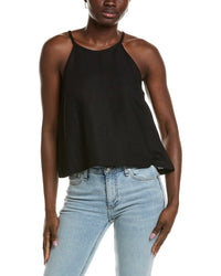 Emerson Fry High Neck Linen-Blend Tank Top