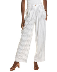Emerson Fry Emerson Fry Essential Pleated Linen-Blend Pant