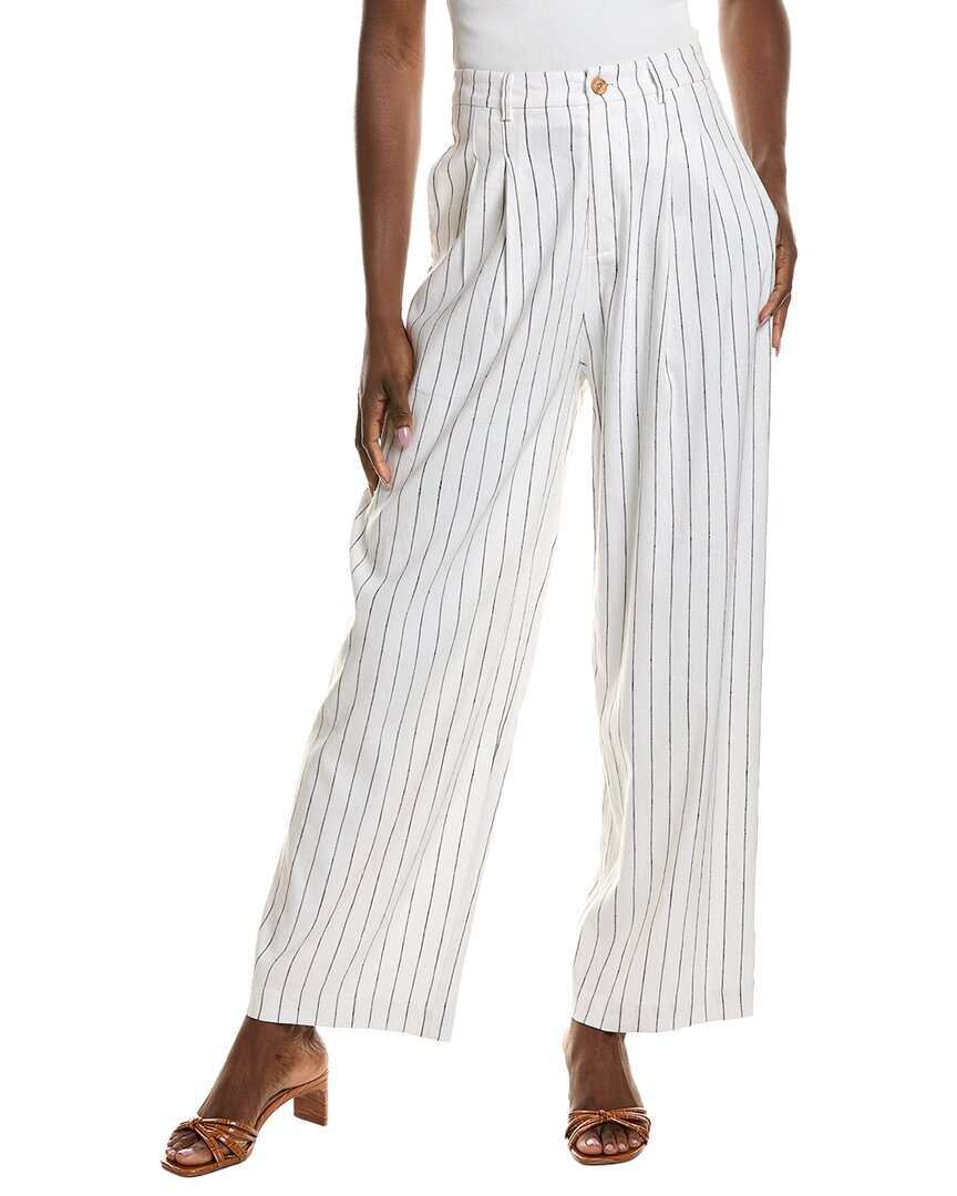 Emerson Fry Emerson Fry Essential Pleated Linen-Blend Pant