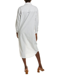 Emerson Fry Emerson Fry Oversized Pocket Linen-Blend Shirtdress