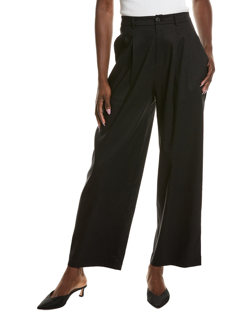 Emerson Fry Essential Pleated Linen-Blend Pant