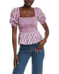 Emerson Fry Shirred Blouse