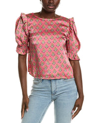 Emerson Fry Pearl Silk Blouse