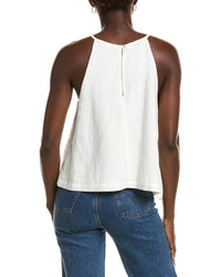 Emerson Fry High Neck Linen-Blend Tank Top