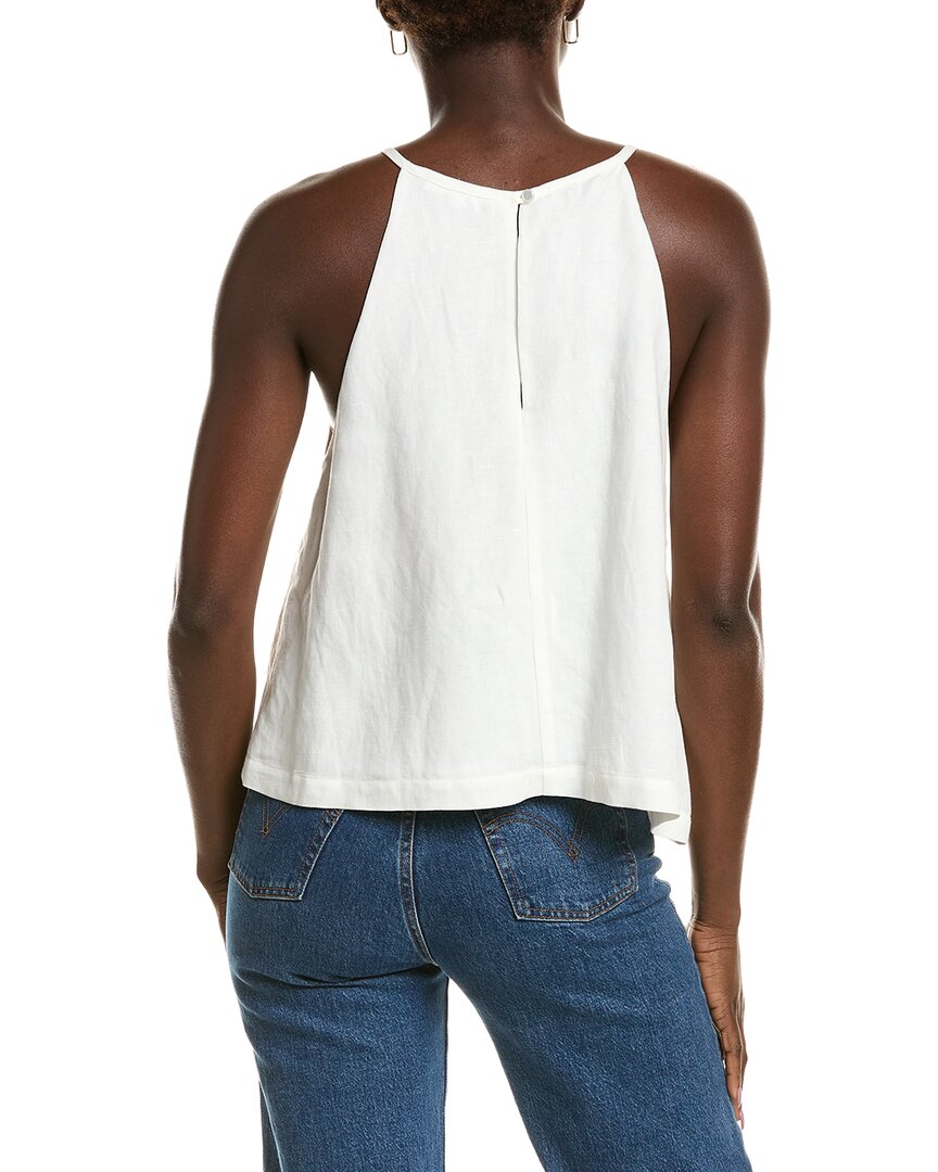 Emerson Fry High Neck Linen-Blend Tank Top