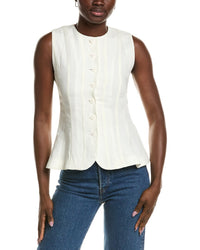 Emerson Fry Emerson Fry Iris Linen-Blend Top