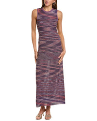M Missoni M Missoni Abito Lungo Wool-Blend Midi Dress