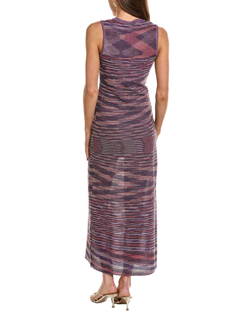 M Missoni M Missoni Abito Lungo Wool-Blend Midi Dress