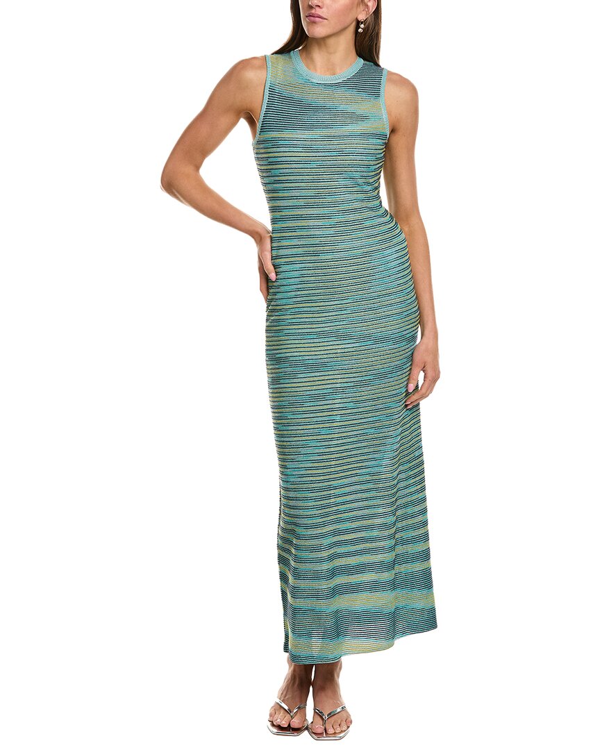 M Missoni M Missoni Abito Lungo Wool-Blend Midi Dress