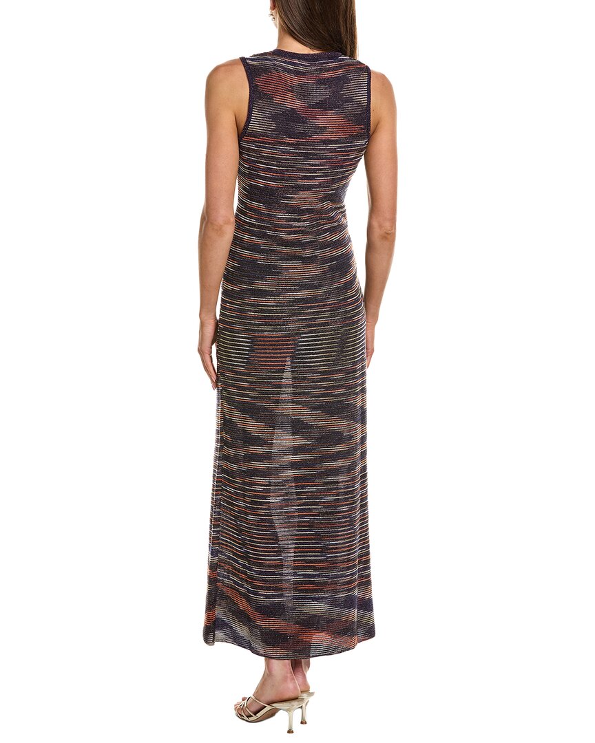 M Missoni M Missoni Abito Lungo Wool-Blend Midi Dress