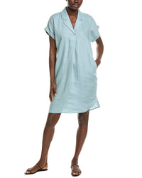 Eileen Fisher Linen-Blend Mini Dress