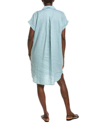 Eileen Fisher Linen-Blend Mini Dress