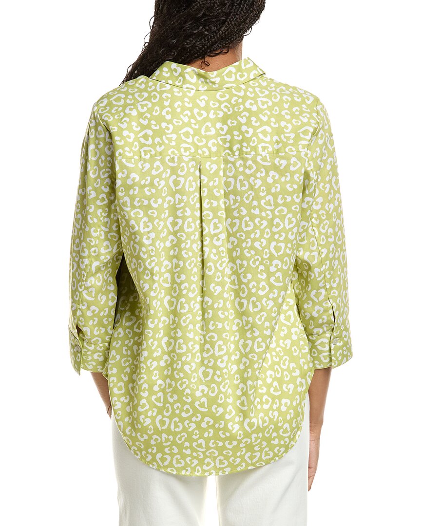 Foxcroft Foxcroft Margie 3/4-Sleeve Cheetah Shirt