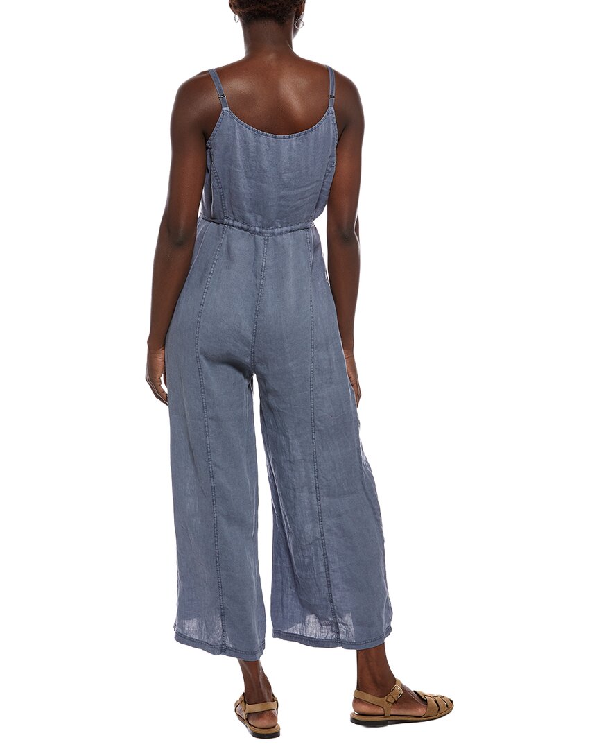 XCVI Xcvi Macauley Crop Linen Jumpsuit