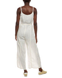 Xcvi Macauley Crop Linen Jumpsuit