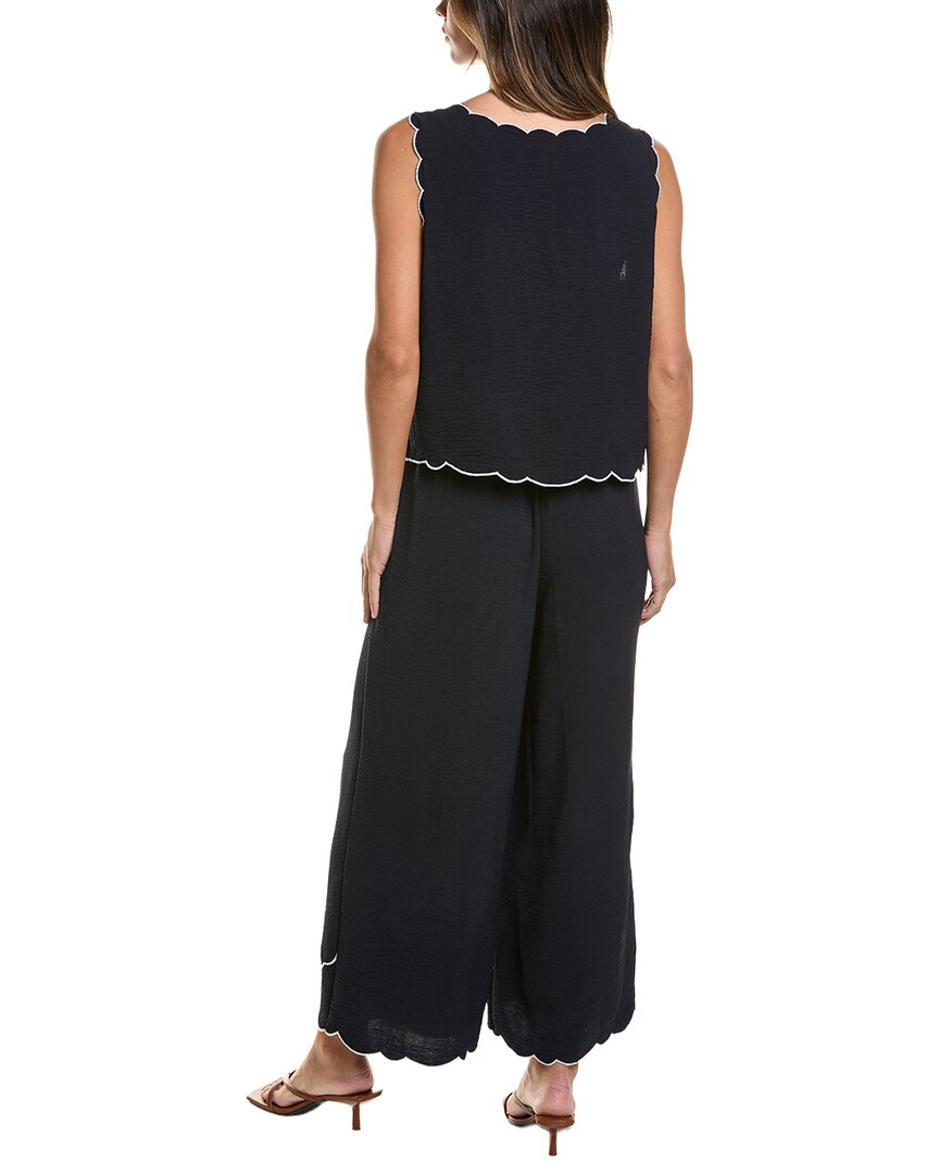 Adrianna Papell Adrianna Papell 2Pc Airflow Embroidered Blouse & Pant Set
