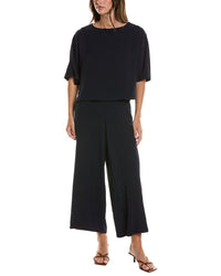 Adrianna Papell 2Pc Airflow Kimono Sleeve Blouse & Pant Set